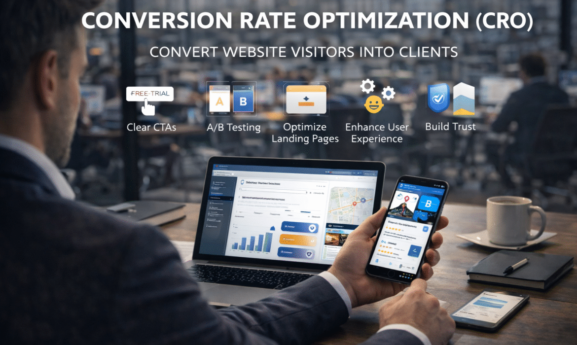 Conversion Rate Optimization (CRO): A Technique to Convert Website Visitors into Clients